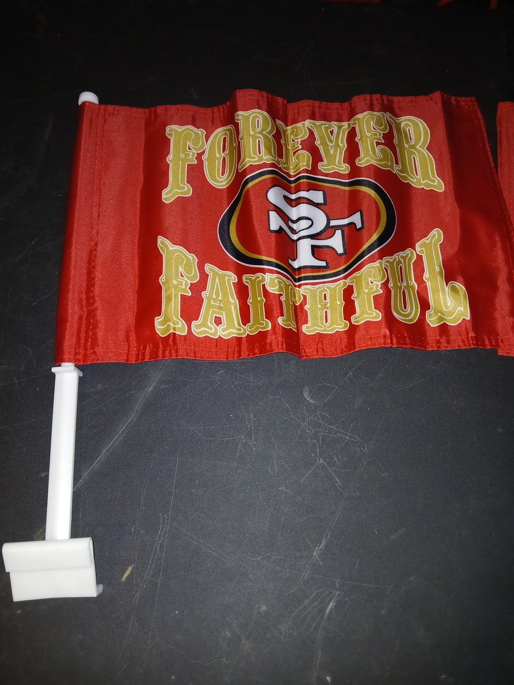 Niners Car Flag