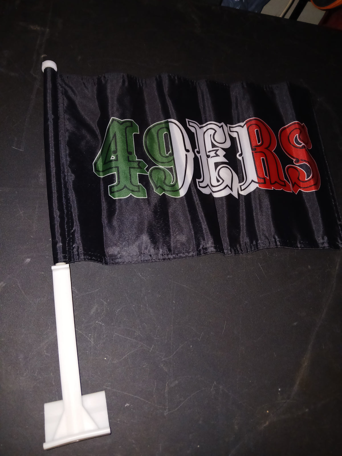 49ers Car Flag