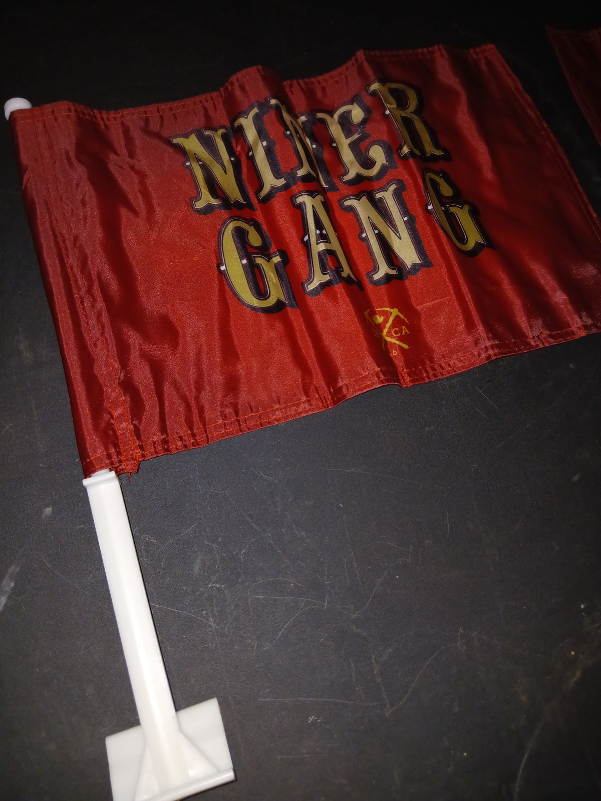49ers car flag