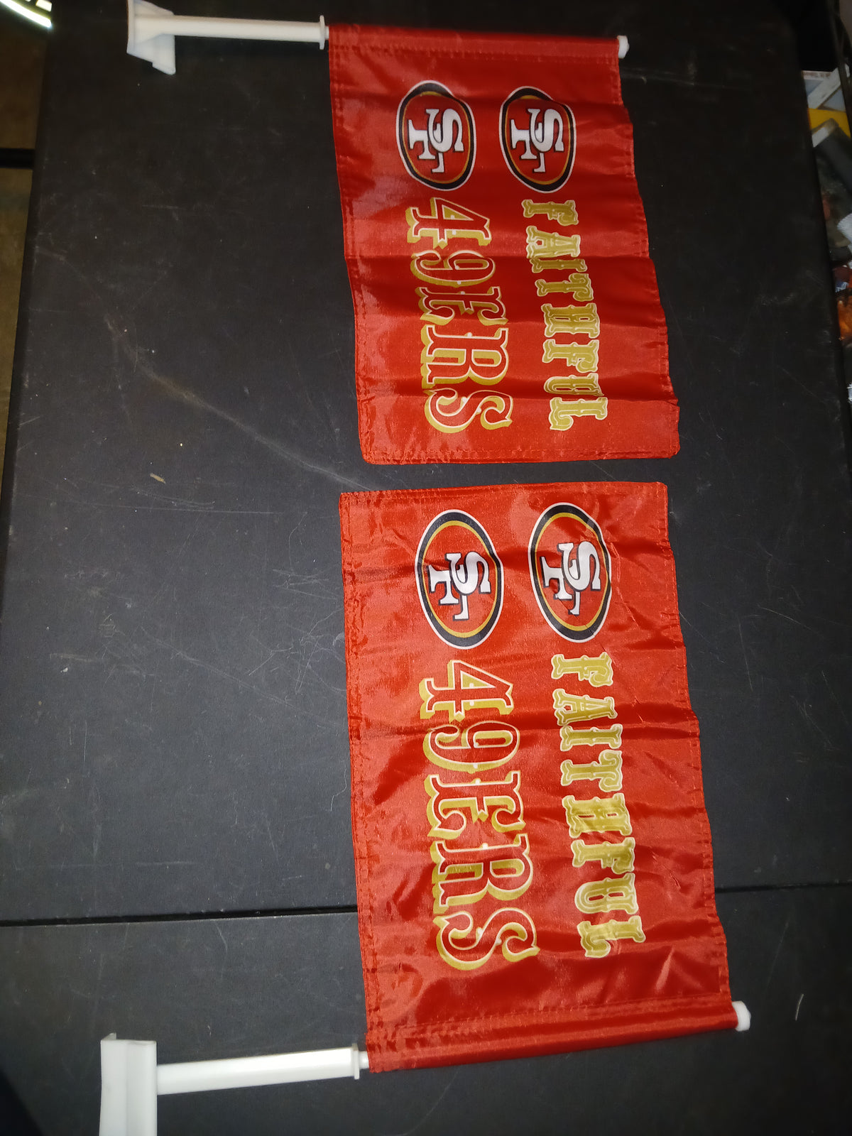 Niners Car Flags