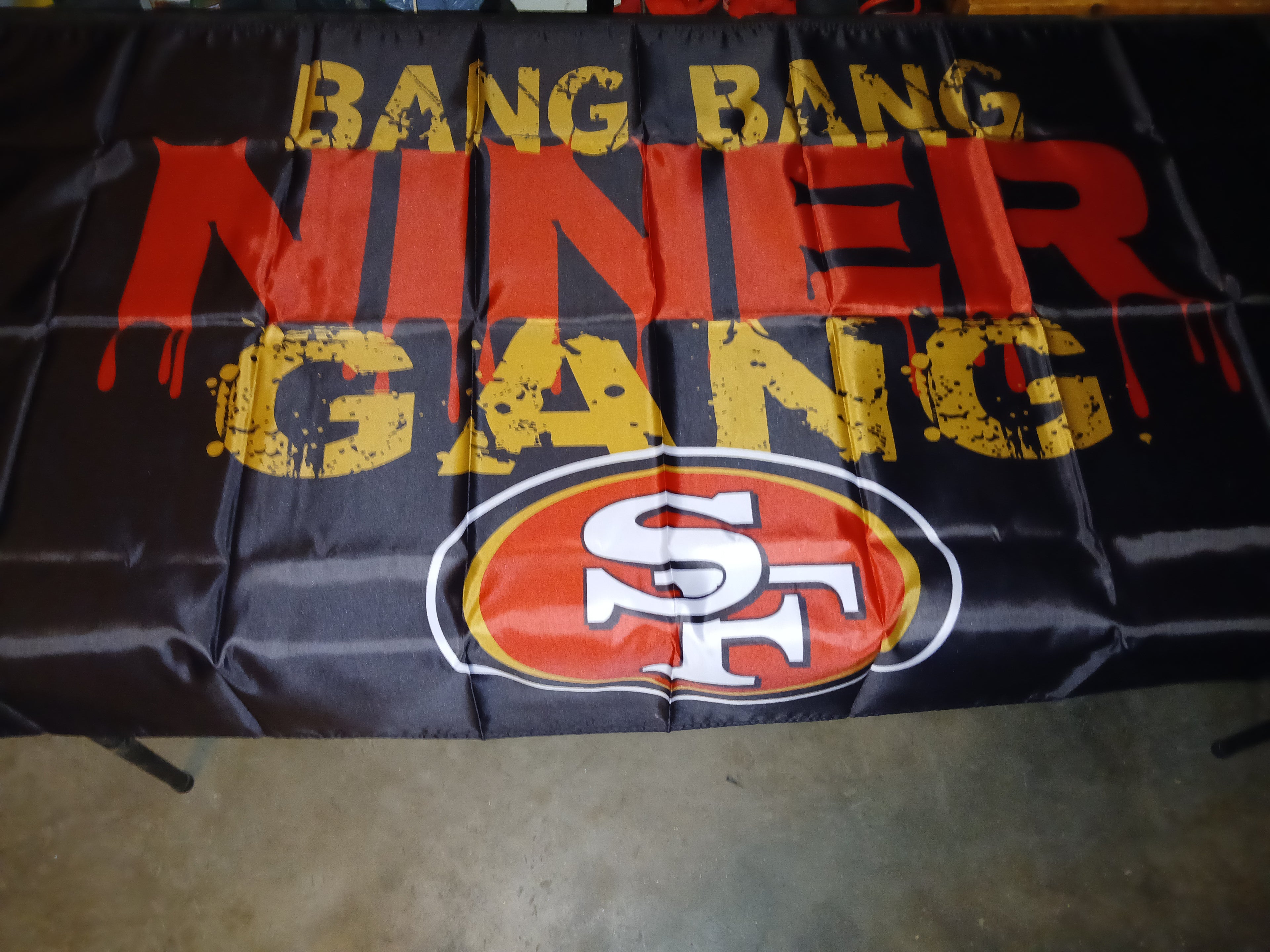 Bang bang Niner Gang flag