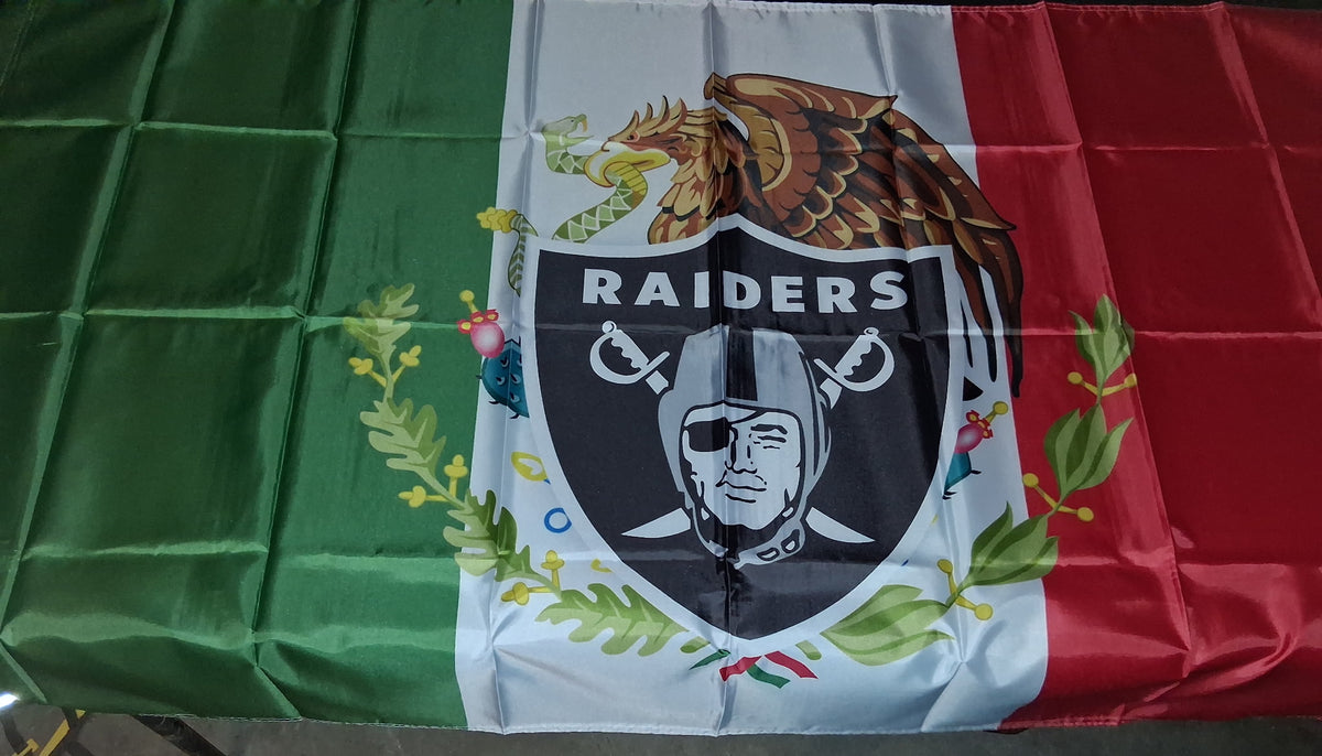 Raiders Mexico Pride Flag