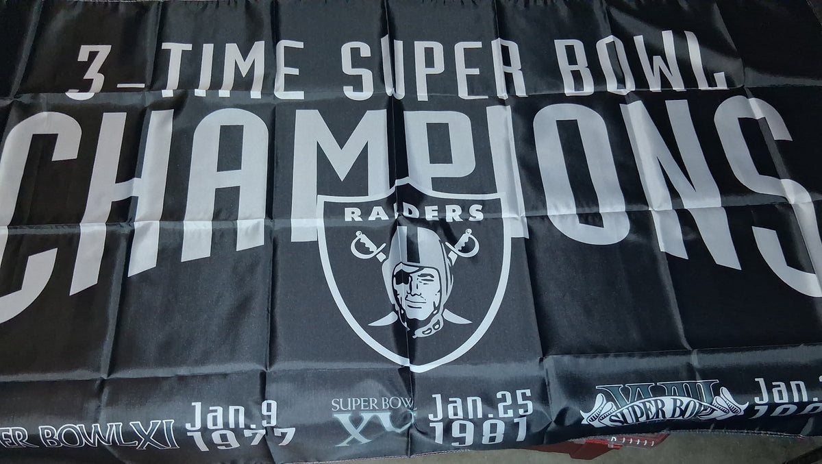 Raiders Superbowl Flag