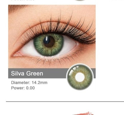 Beauty Tone Silva Green Contacts