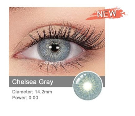 Beauty Tone Chelsea Grey Contacts